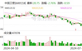 中国卫星：2024年上半年净利同比预降92.69%-95.05%