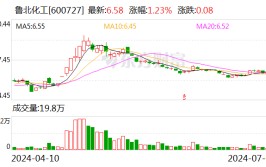 鲁北化工：预计上半年净利同比增长1091%左右