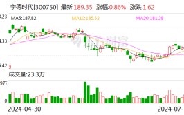 净利润增速超10% “宁王”中期结果单出炉