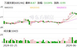 万通发展超23亿收购索尔思光电 CFO提前去职
、股价跌停