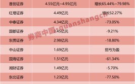 21家券商交中期结果单！超七成净利下滑，这家竟逆袭第一