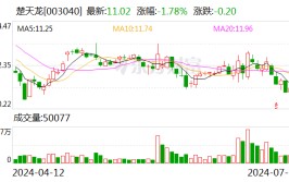 楚天龙：预计2024上半年净利润亏损1200万元~1700万元
