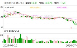 振华科技：2024年上半年净利同比预降70.59%-73.86%