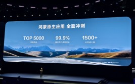 余承东：TOP 5000应用全部启动鸿蒙原生应用开辟
，1500多个已经完成上架