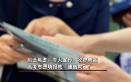 制造焦急、收费畸高…高考志愿填报成“唐僧肉”？