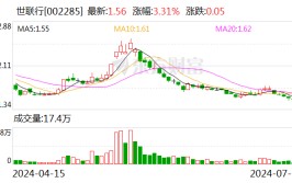 世联行：预计上半年净利同比降落
37.94%-58.63%