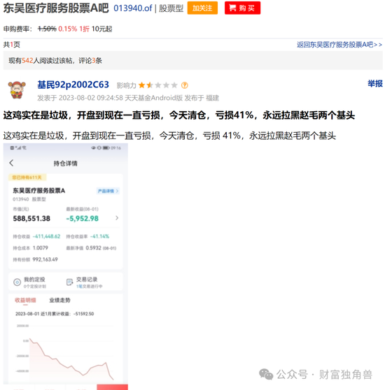 东吴基金毛可君旗下基金近3年亏60%，押注恒瑞医药致最大回撤57% 东吴基金毛可君旗下基金近3年亏60%，押注恒瑞医药致最大回撤57% 时时快讯