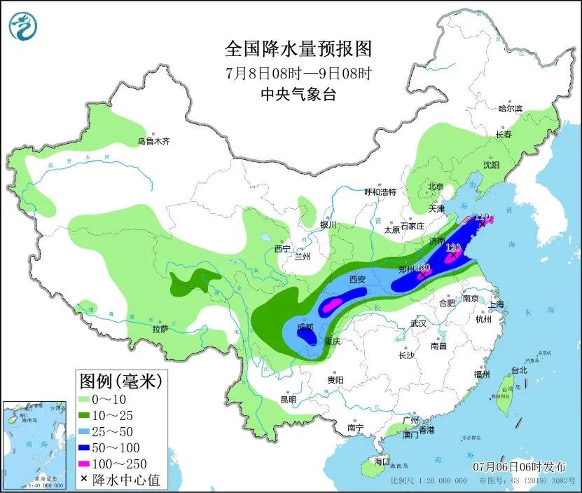 未来三天国内天气预报（7月6日） 将来
三天国内气候
预报（7月6日） 时时快讯